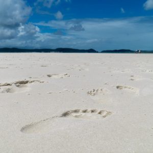 Airlie Beach - Spuren im Sand