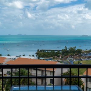 Martinique Hotel - Blick aus dem Zimmer