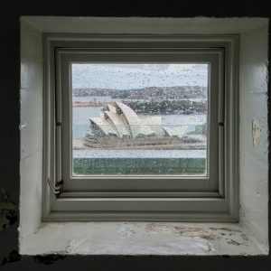Harbour Bridge Fenster mit Blick auf die Oper