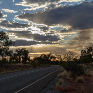 Sonnenuntergang Uluru